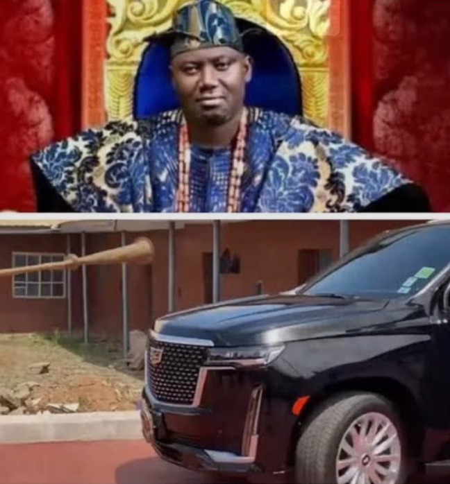 Ghandi Afolabi Olaoye and his Cadillac Escalade.
