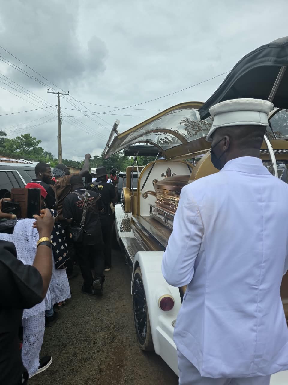 Igbo Billionaire Onwa Global Buries Father With High-End Copper Casket in Imo