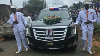 Igbo Billionaire Onwa Global Buries Father With High-End Copper Casket in Imo