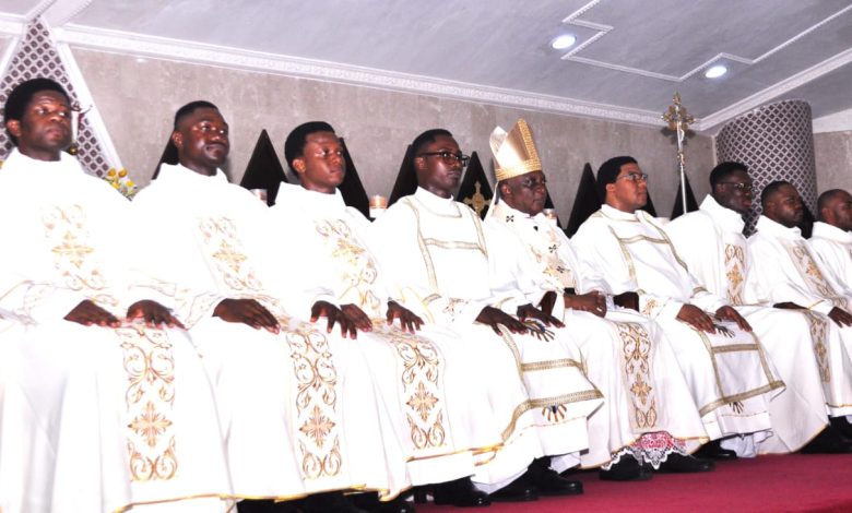 Lagos Archdiocese Ordains Six Priests, 14 Deacons at Ascension Catholic Church