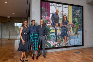 Nigerian-Born Artist Njideka Akunyili-Crosby Paints First Official Portrait of Barack and Michelle Obama