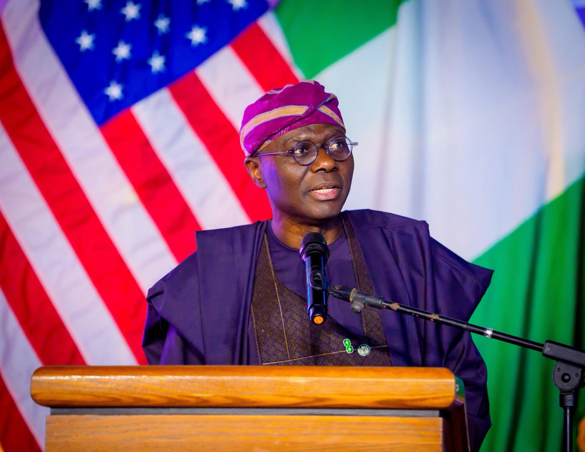Babajide Sanwo Olu at the U.S. Consulate Event Marking 250 Years of American Independence in Lagos