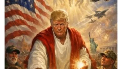 Trump AI image Jesus controversy