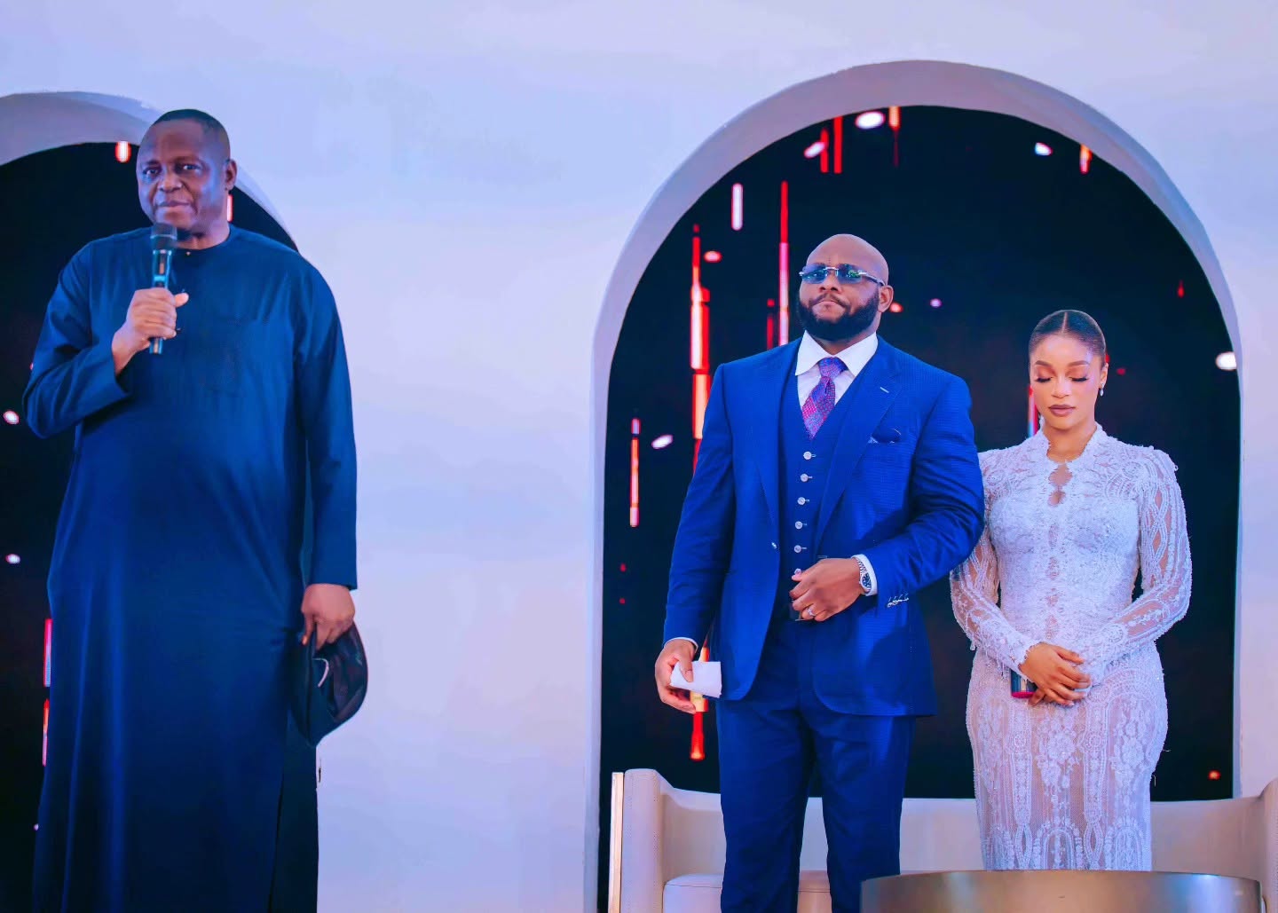 Uzodimma Joins Delta Governor Oborevwori, Family as Son Weds Tobore Arigbodi in Asaba