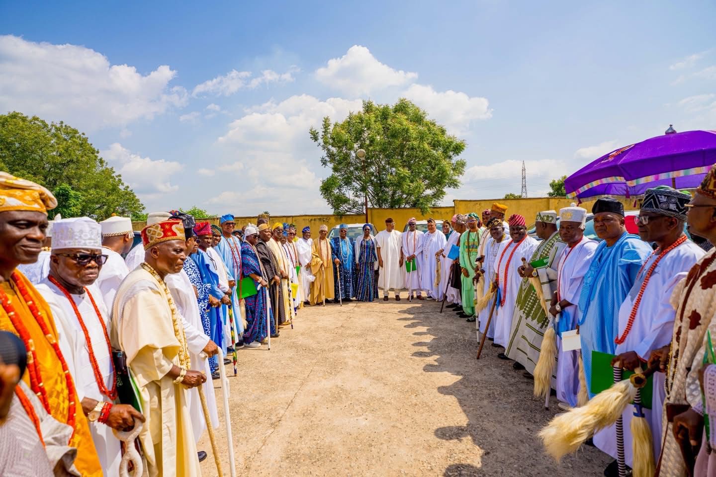 Ogun State, Governor His Excellency Dapo Abiodun, group photograph with the traditional rulers