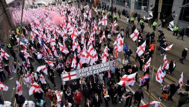 Britain First March in Manchester