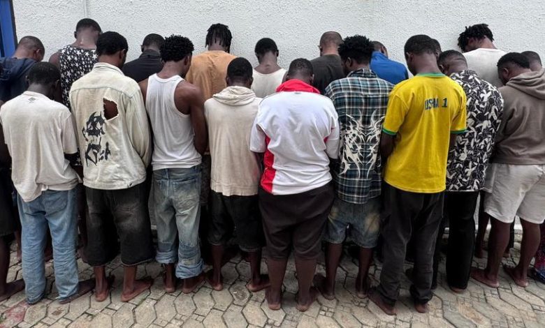 Lagos Police Arrest 23 Suspected Cultists, Recover 5 Firearms in Statewide Raids