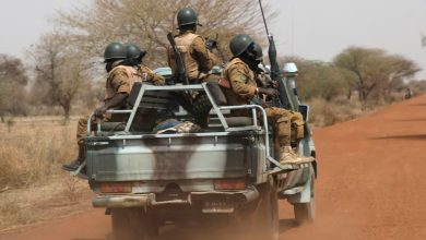 Soldiers from Burkina Faso patrol on the road of Gorgadji in the Sahel region, Burkina Faso, March 3, 2019. | Photo Credited to REUTERS