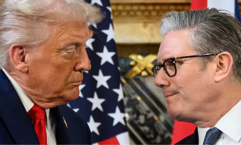 Donald Trump and Sir Keir Starmer